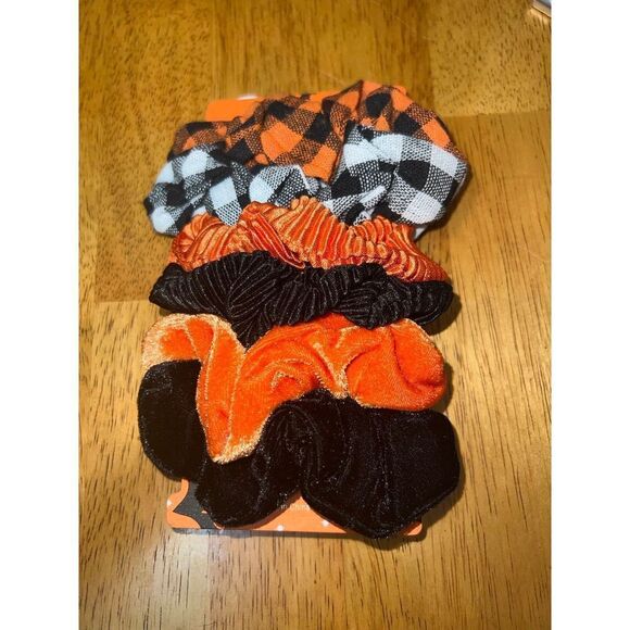 Scunci Halloween Hair Claw Clips – 6-Piece Set, Assorted Spooky Colors